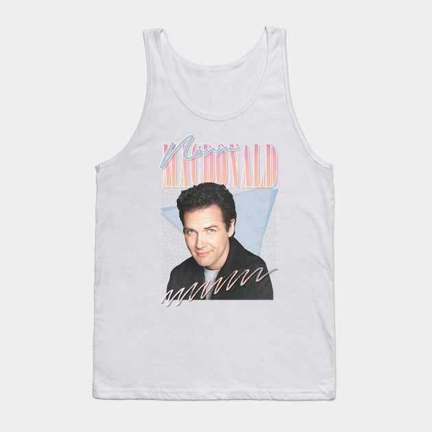 Norm MacDonald - Vintage Style Aesthetic Tank Top by DankFutura